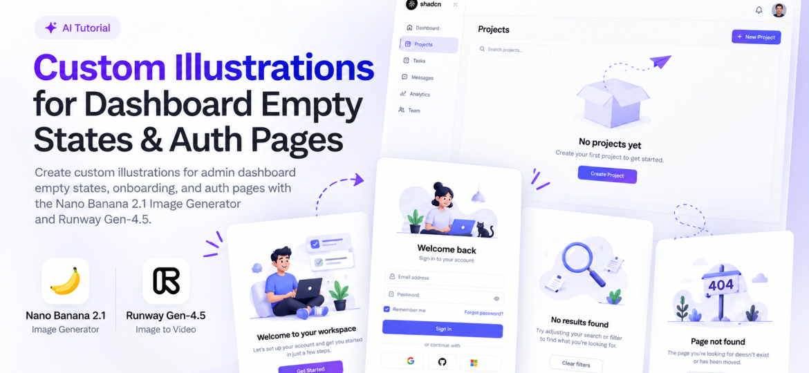 Custom Dashboard Illustrations